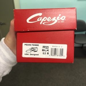 Capezio Black Pedini (Size 6.5)